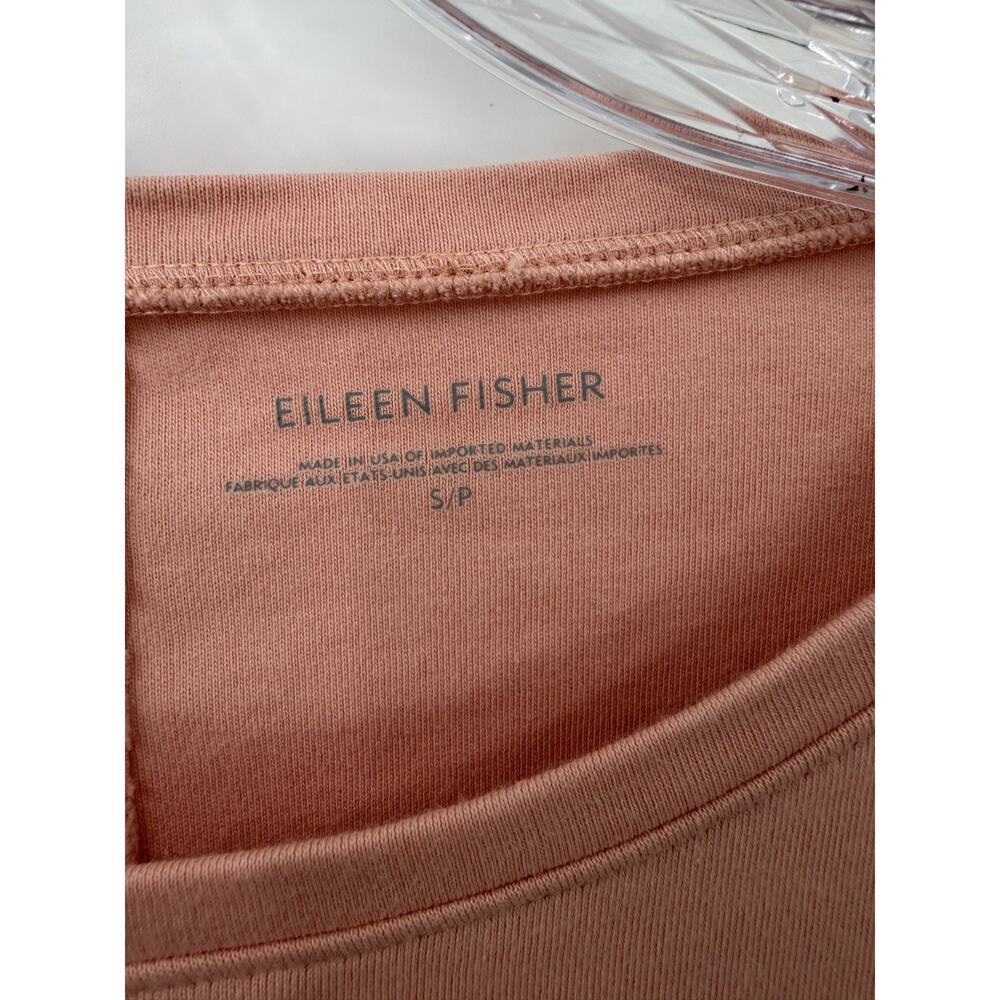 Eileen Fisher Women's Everyday Peach Organic Cotton Sweatshirt Casual Small - Picture 3 of 8